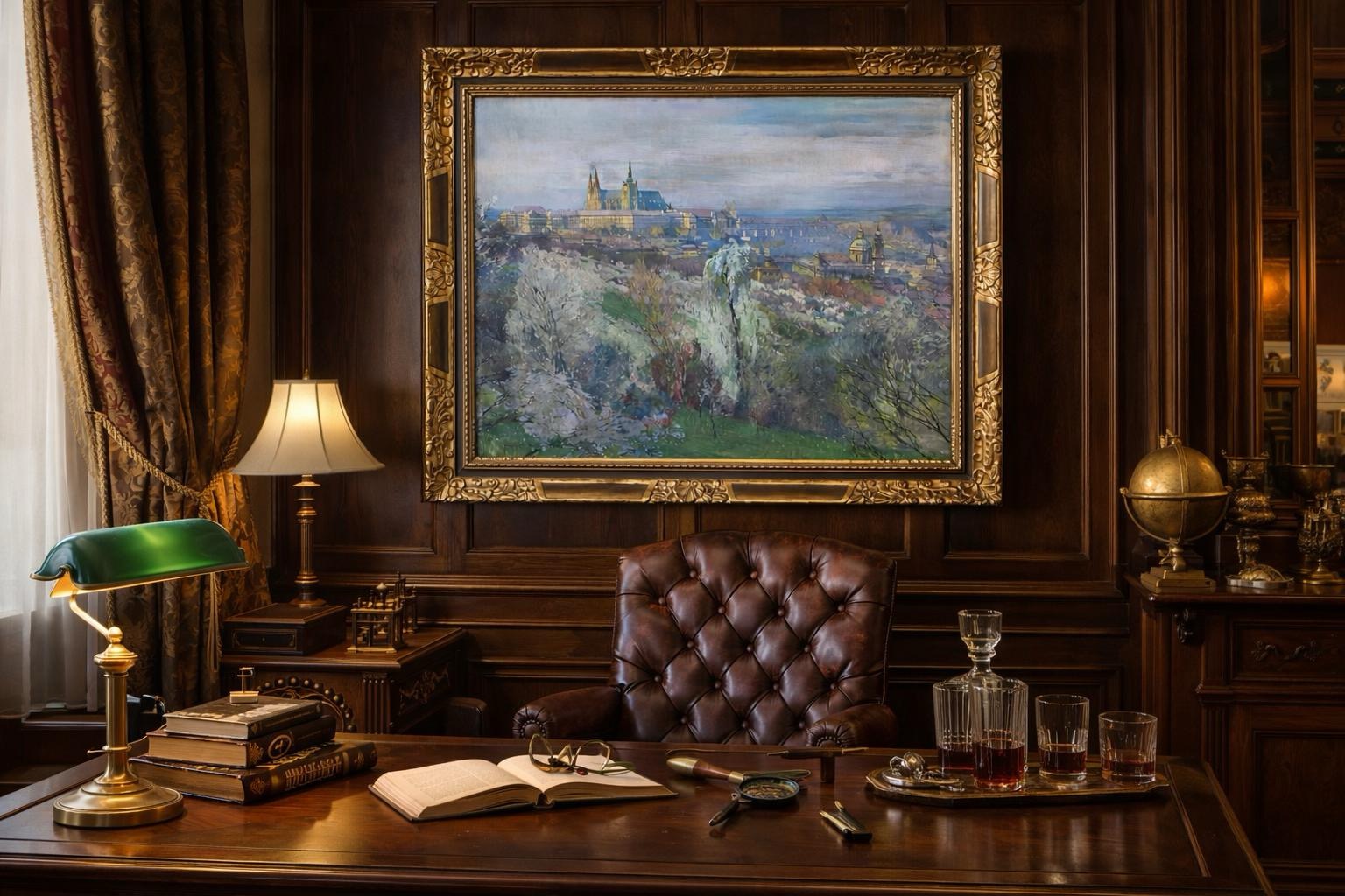 jaroslav-setelik-jarni-pohled-na-hradcany-olej