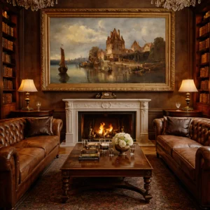 KARL KAUFMANN, HOLANDSKÝ PŘÍSTAV, VELKÝ FORMÁT