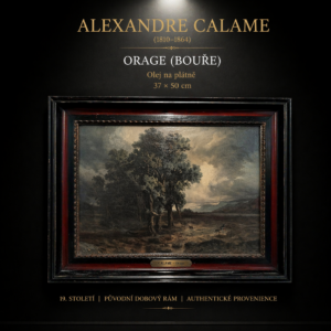 ALEXANDRE CALAME, ORAGE (BOUŘE)